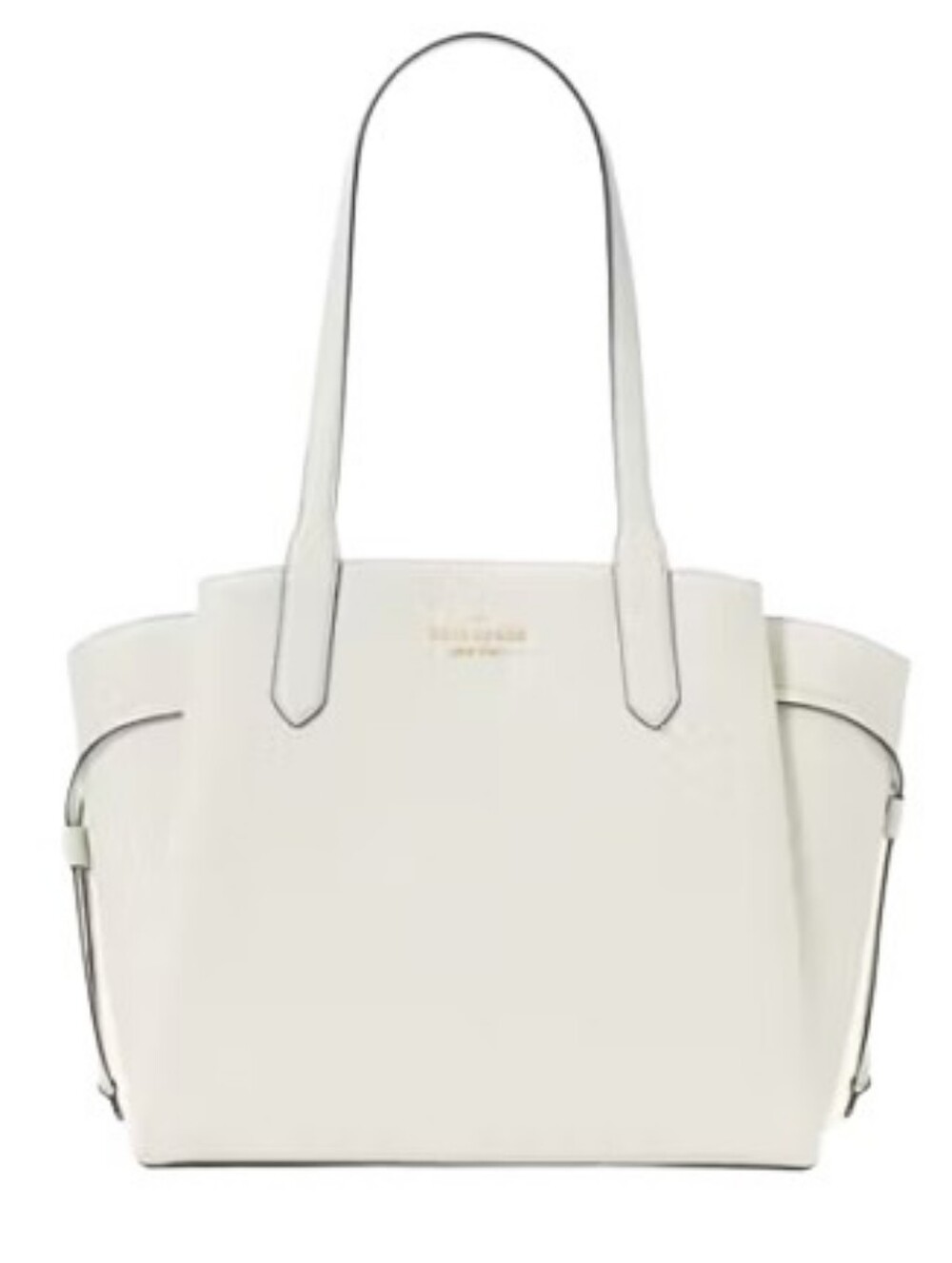 Kate Spade New York: Dumpling Medium Tote, Parchment White Pebbled Leather 💖